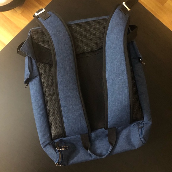 SIMPLE CARRY Blue Backpack - Picture 2 of 5